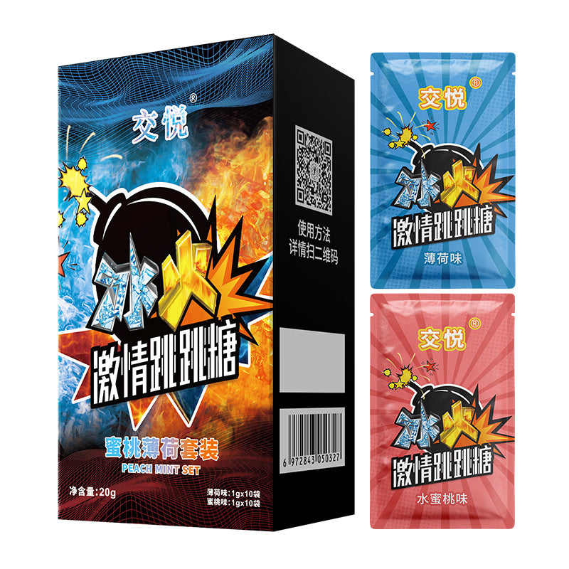 夫妻情侣交悦跳跳糖情趣SPA跳跳糖桑拿足浴会所技师成人酒店用品