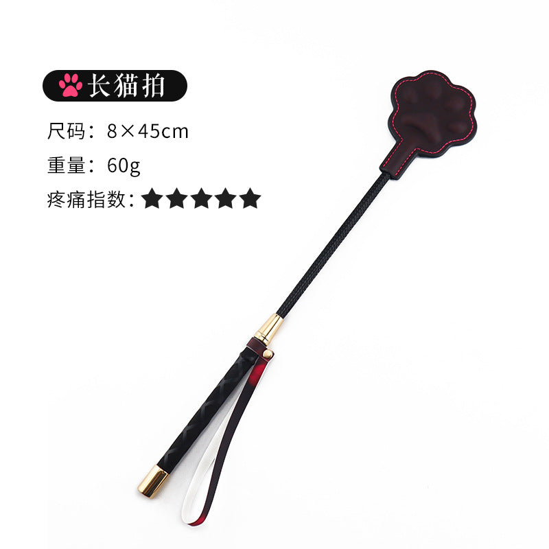 sp工具温变立体猫爪拍戒尺sm情趣用品温变马鞭惩罚调教鞭子代发