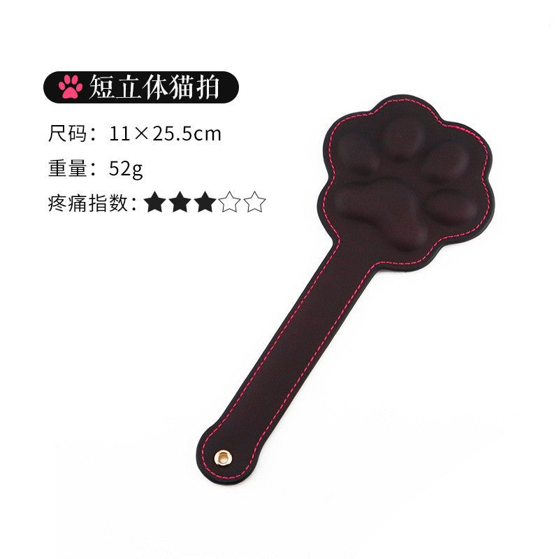 sp工具温变立体猫爪拍戒尺sm情趣用品温变马鞭惩罚调教鞭子代发